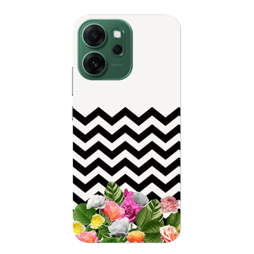 Oppo 14 F Arow patern Transparent Silicone TPU Θήκη